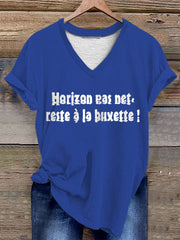 T-shirt Horizon pas net reste à La buvette Femme