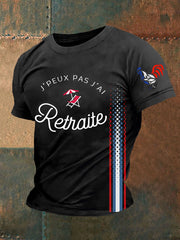 T-shirt à manches courtes J'Peux Pas Je Suis A La Retraite Homme