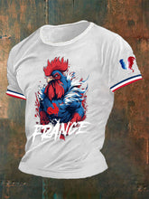 T-shirt imprimé France Le Coq Gaulois Homme