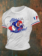 T-shirt imprimé France Le Coq Gaulois Homme