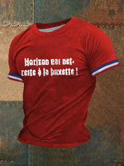 T-shirt Horizon pas net reste à La buvette Homme