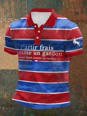 à manches courtes Partir frais comme un gardon pour homme