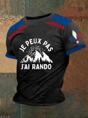 T-shirt à manches courtes Je Peux Pas J'ai rando pour homme