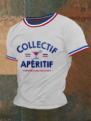 T-shirt manches courtes Collectif Apéritif Homme