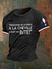 T-shirt à manches courtes Personne Ne M'arrive à La Cheville Homme