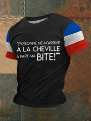 T-shirt Personne ne m'arrive à la cheville pour homme