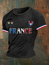 T-shirt imprimé France Le Coq Gaulois Homme