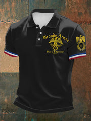 à manches courtes imprimé Grande Armée