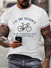 T-shirt manches courtes J'ai Une Descente Que T'aimerais Pas Monter A Vélo Homme