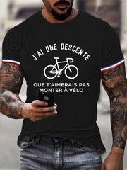 T-shirt manches courtes J'ai Une Descente Que T'aimerais Pas Monter A Vélo Homme