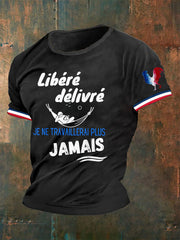 T-shirt Libéré Délivré Retraité Homme