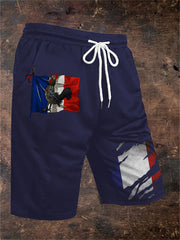 Short Le Coq gaulois Print Homme