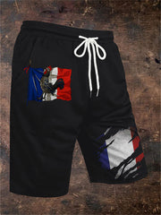 Short Le Coq gaulois Print Homme