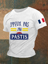 T-shirt à manches courtes J'pas J'ai Pastis pour homme