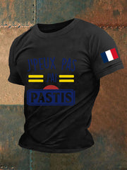 T-shirt à manches courtes J'pas J'ai Pastis pour homme