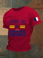 T-shirt à manches courtes J'pas J'ai Pastis pour homme