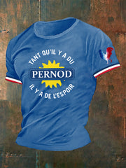 T-shirt tant qu'il y a du Pernod pour homme