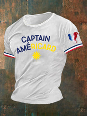 T-shirt Captain Américard Homme