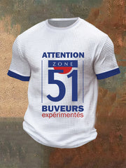 Chemise à manches courtes Pastis Zone 51 Waffle Homme