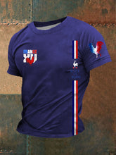 T-shirt imprimé France Allez Les Bleus Le Coq Gaulois pour homme
