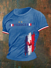 T-shirt imprimé France Le Coq Gaulois Homme