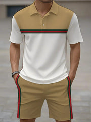 Costume de à manches courtes pour hommes