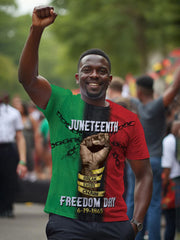 Break Every Chain Freedom Day Casual Tee-shirt pour hommes