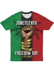 Break Every Chain Freedom Day Casual Tee-shirt pour hommes