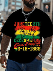 Tee-shirt Homme Noir History Imprimé