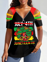 Haut imprimé à imprimé Femme