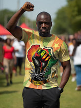 1865 Black Power Casual Tee-shirt Homme