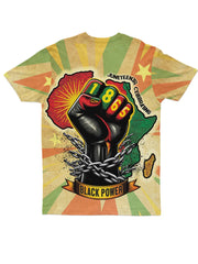 1865 Black Power Casual Tee-shirt Homme