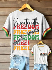 T-shirt imprimé History 1865 noir pour femme