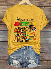 Women's Stepping in avec mes bottes sur le sol Casual Tee