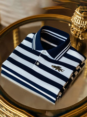 Les rayures occasionnelles des hommes impriment le dessus de bouton de douille