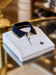 Bouton décontracté à manches courtes pour hommes