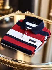 Les rayures occasionnelles des hommes impriment le dessus de bouton de douille