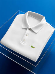 Haut décontracté boutonné à manches courtes pour hommes