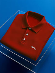 Haut décontracté boutonné à manches courtes pour hommes