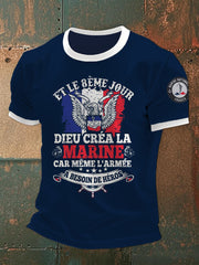 T-shirt à manches courtes Et Le 8Eme Jour Dieu Crea La Marune pour homme