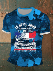 T-shirt à manches courtes Et Le 8Eme Jour Dieu Crea Le Rhum Homme