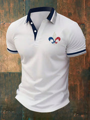 T-shirt à manches courtes Fleur de Lys Homme