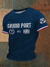 T-shirt à manches courtes imprimé Grand Port Homme