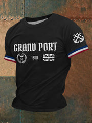 T-shirt à manches courtes imprimé Grand Port Homme