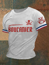 T-shirt imprimé à manches courtes Boucanier Homme