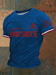 T-shirt imprimé à manches courtes Boucanier Homme
