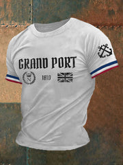 T-shirt à manches courtes imprimé Grand Port Homme