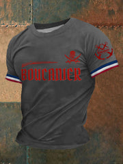 T-shirt imprimé à manches courtes Boucanier Homme