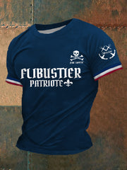 T-shirt à manches courtes imprimé Flibustier Homme