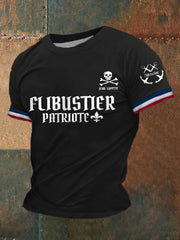 T-shirt à manches courtes imprimé Flibustier Homme